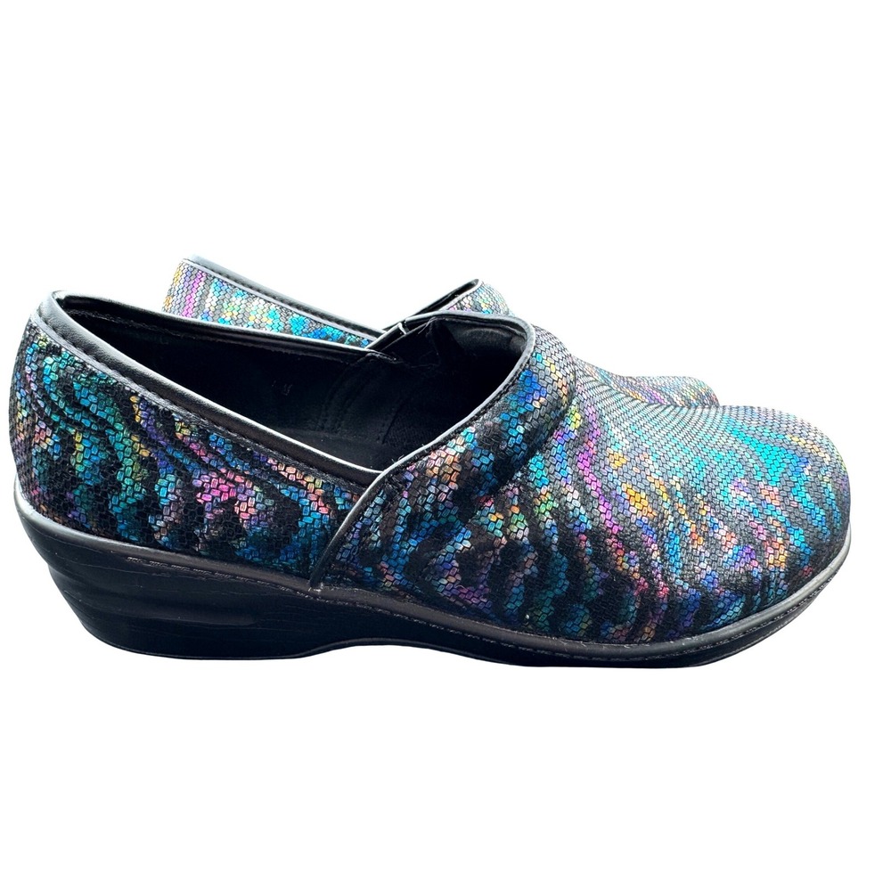 Spring Step Iridescent Professional Work All Day Slip Oil Resistant Comfort Clog